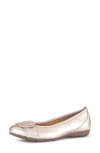 Gabor 44.163 Ballet Flat In Puder