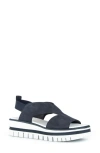 Gabor 44.623 Platform Slingback Sandal In Blue