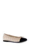 Gabor 62.612 Ballet Flat In Neutral