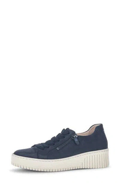 Gabor 63.334 Platform Sneaker In Blue