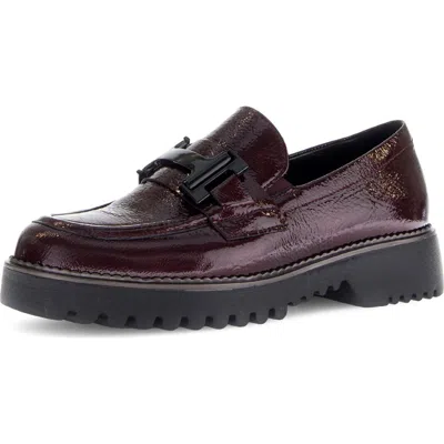 Gabor 72.452 Bit Loafer In Burgundy