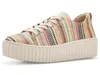 Gabor Woven Platform Sneaker In Multi