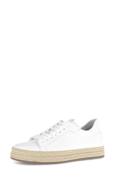 Gabor 83.270 Platform Sneaker In White
