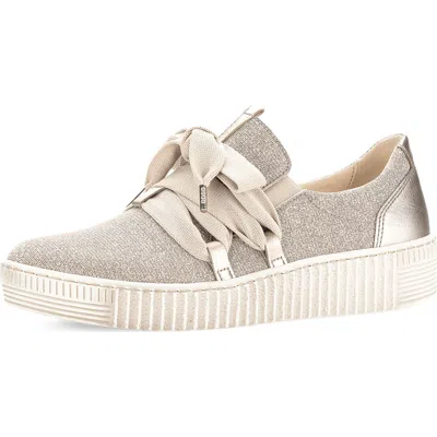 Gabor 83.333 Platform Sneaker In Neutral