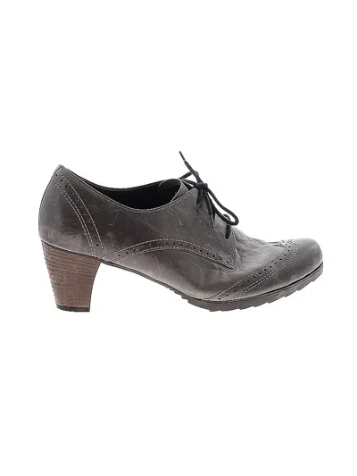 Pre-owned Gabor Ankle Boots In Gray