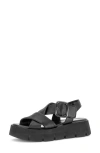Gabor Ankle Strap Platform Sandal In Black