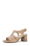 Gabor Ankle Strap Sandal In Nude