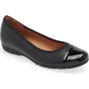 Gabor Ballet Flat In Black