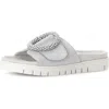 Gabor Beaded Buckle Platform Slide Sandal