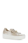Gabor Bee Platform Sneaker In Neutral