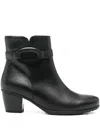 Gabor Buckle Booties In Black