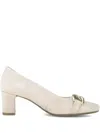 Gabor Chain-embellished Pumps In Neutral