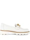 Gabor Chain-link Loafers In White
