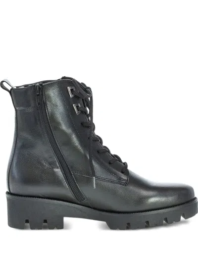 Gabor Davos Chunky-sole Lace-up Combat Boots In Multi