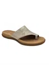 Gabor Debbie Flat Sandal In Beige In Sand