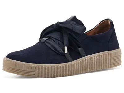 Gabor Dora Women's Shoes Atlantik: Uk 5.5 (us Women's 8) B - Medium, Suede In Blue