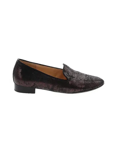 Pre-owned Gabor Flats In Black