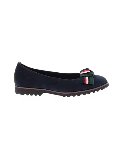 Pre-owned Gabor Flats In Blue