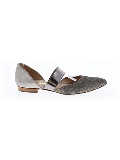 Pre-owned Gabor Flats In Gray