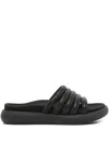 Gabor Glitter-embellished Slip-on Sandals In Black