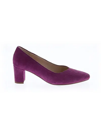Pre-owned Gabor Heels In Purple
