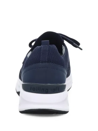 Gabor Knit Panelled Sneakers In Black