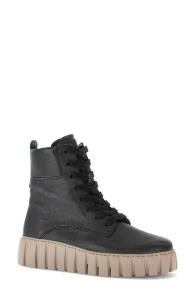 Gabor Lace-up Boot In Multi