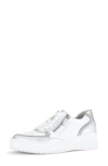 Gabor Lace-up Platform Sneaker In White