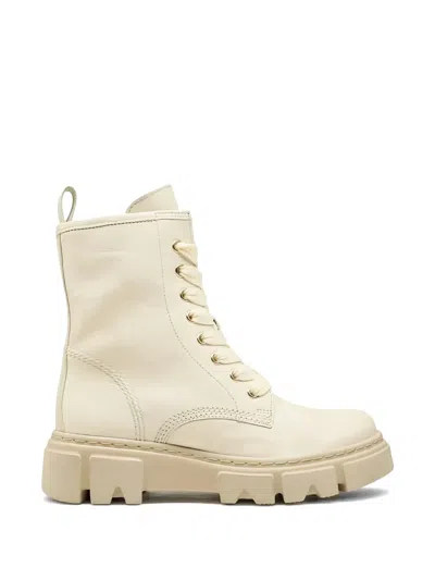 Gabor Lace-up Boots In Neutral