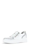 Gabor Lace-up Platform Sneaker In White
