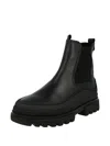 Gabor Leather Ankle Boots In Black