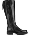Gabor Leather Boots In Black