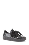 Gabor Leather Platform Sneaker In Black