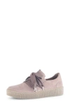 Gabor Leather Platform Sneaker In Pink