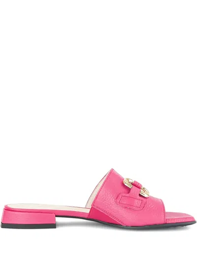 Gabor Leather Sandals In Pink