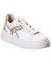 Gabor Leather Sneaker In White