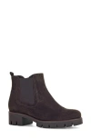 Gabor Lug Sole Chelsea Boot In Animal Print