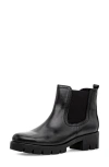 Gabor Lug Sole Platform Bootie In Black