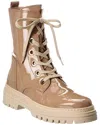Gabor Patent Chukka Boot In Beige