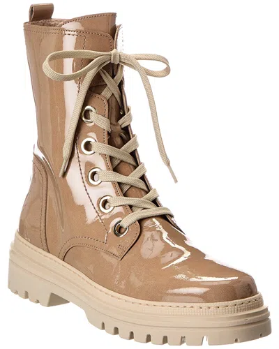 Gabor Patent Chukka Boot In Beige