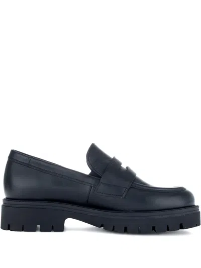 Gabor Penny-slot Leather Loafers In Multi