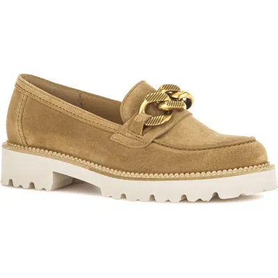 Gabor Platform Bit Loafer In Brown