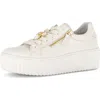 Gabor Platform Sneaker In White