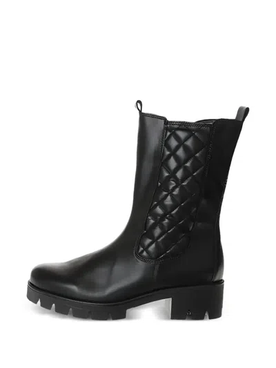 Gabor Quilted-design Boots In Animal Print
