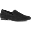 Gabor Rhinestone Knit Loafer In Black