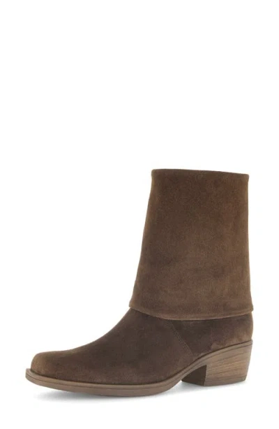 Gabor Savannah Leather Bootie In Whisky