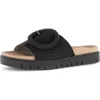Gabor Slide Sandal In Black