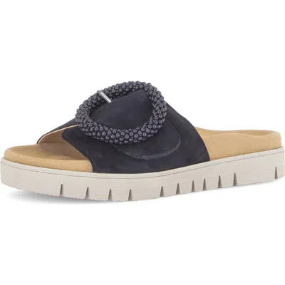 Gabor Slide Sandal In Black