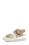 Gabor Slingback Wedge Sandal In Neutral