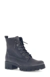 Gabor Sofia Combat Boot In Gray